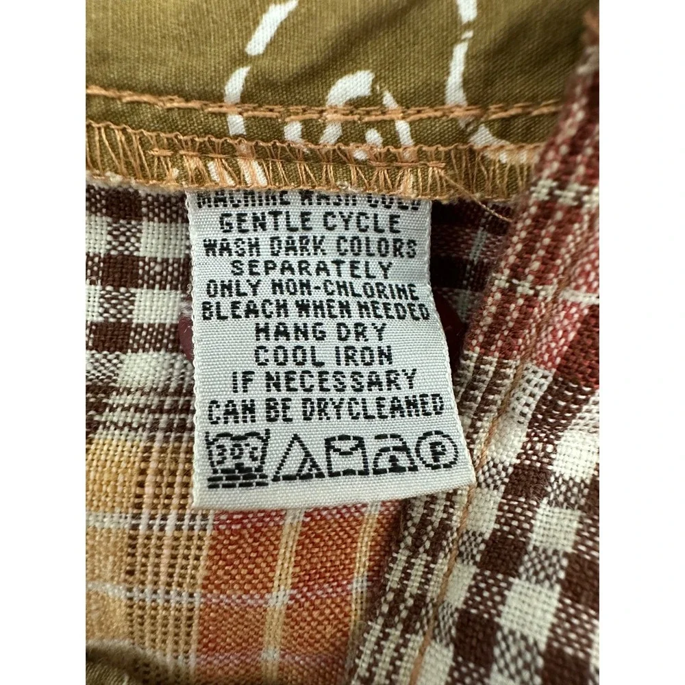 Y2K‎ Tommy Bahamas Relax Pro Leisure Consultant Size 40 100% Linen Plaid Shorts